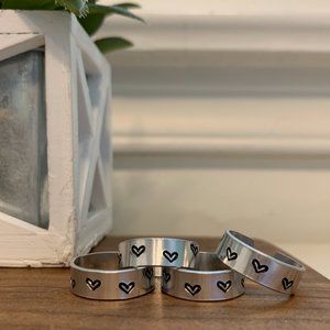 All over heart ring 💓💓💓